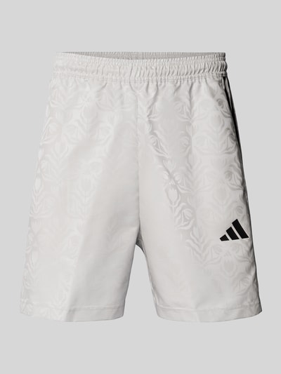 adidas Sportswear Shorts mit elastischem Bund Hellgrau 2