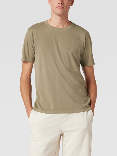 Cinque T-Shirt mit Label-Details Taupe 4
