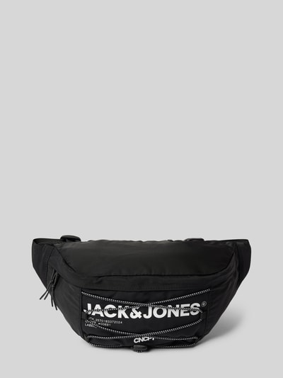 Jack & Jones Bauchtasche mit Label-Print Modell 'JACZITRUS' Black 2