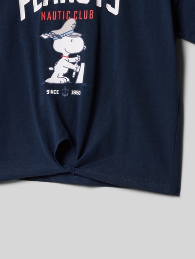 Mango CroppedT-Shirt mit Rundhalsausschnitt Marine 2