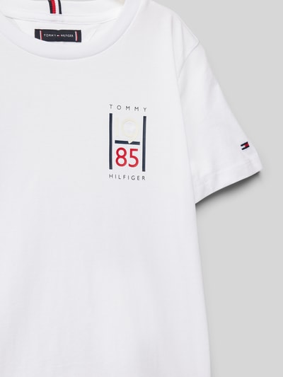 Tommy Hilfiger Teens T-Shirt mit Label-Print Weiss 2