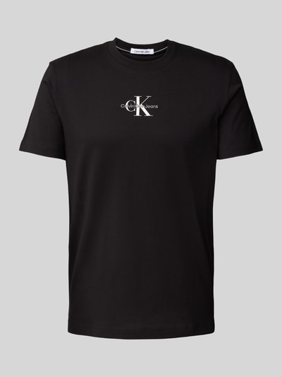 Calvin Klein Jeans T-Shirt mit Rundhalsausschnitt Black 2