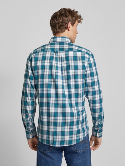 Fynch-Hatton Freizeithemd mit Button-Down-Kragen Hellgruen 5