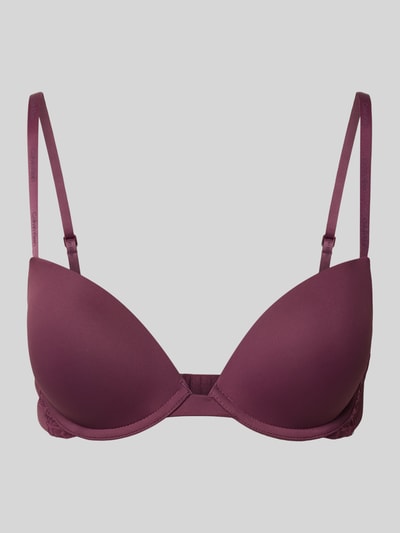 Calvin Klein Underwear Push-up-bh met haakjessluiting, model 'ATTRACTION' Prune - 1