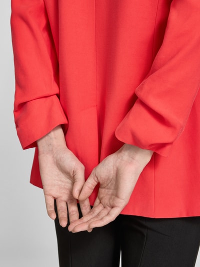 s.Oliver RED LABEL Żakiet o kroju regular fit z marszczonym detalem na rękawie Czerwony 3