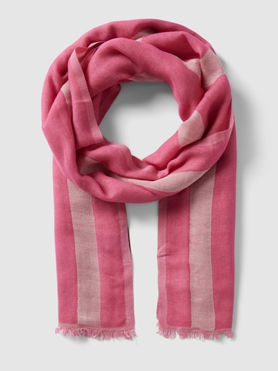 Codello Schal mit Allover-Print Modell 'WOVEN' Pink 2