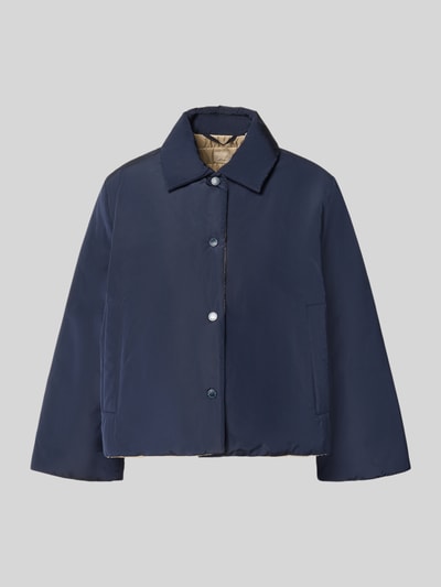 Productfoto, regular fit functioneel jack met aan twee kanten draagbaar, donkerblauw en beige, model 'FALENA' van Weekend Max Mara, dames