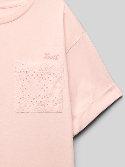 Levi’s® Kids T-Shirt mit Label-Stitching Hellrosa 2