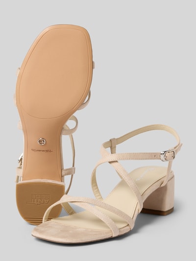 Tamaris Sandalen in Samt-Optik  Offwhite 4
