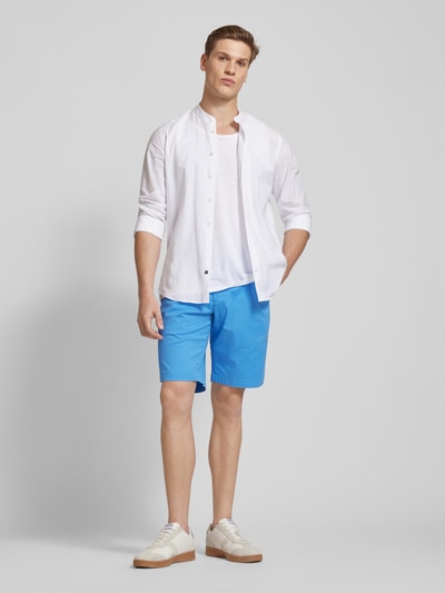 Tommy Hilfiger Straight Leg Chinoshorts mit Gesäßtaschen Modell 'HARLEM' Royal 1