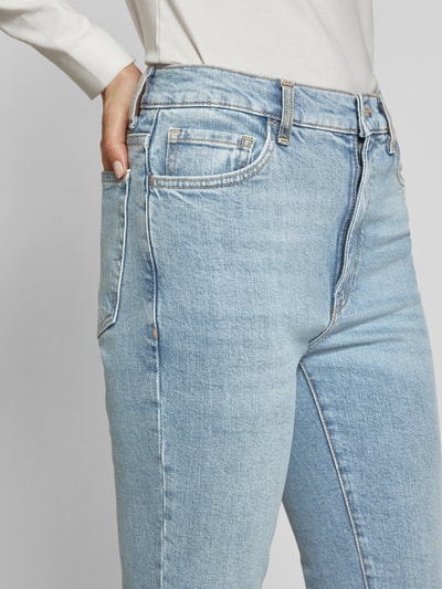 Mango Regular Fit Jeans im 5-Pocket-Design Modell 'CLAUDIA' Jeansblau 3