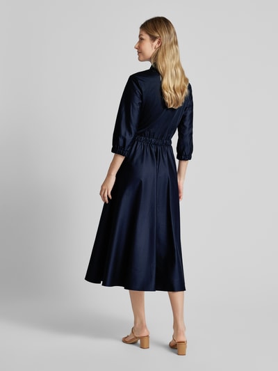 MaxMara Leisure Hemdblusenkleid mit Knopfleiste Modell 'MAGGIO' Marine 5