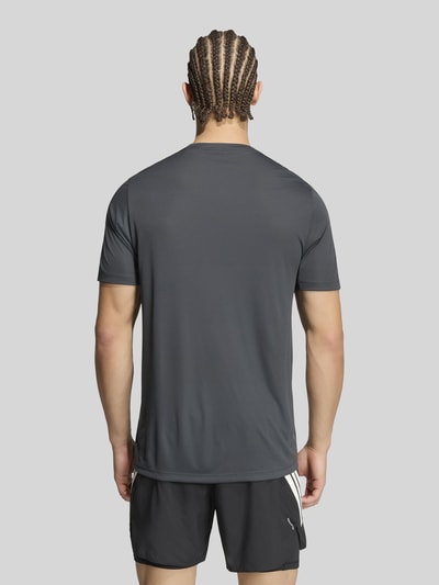 adidas Training Regular Fit Sport-T-Shirt mit Logo-Print Anthrazit 3