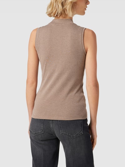 Montego T-Shirt ohne Ärmel Taupe Melange 5