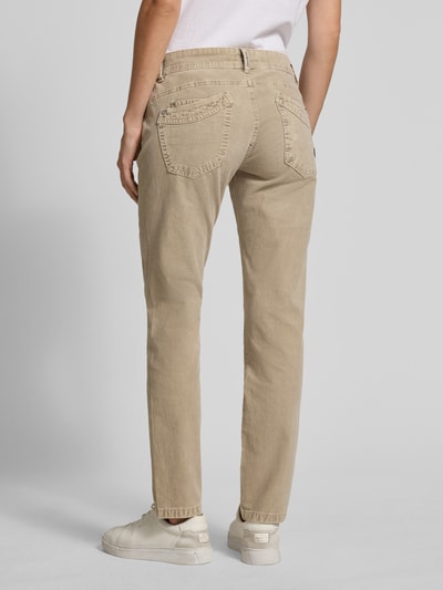Buena Vista Corduroy broek in 5-pocketmodel met knoopsluiting, model 'MALIBU' Zand - 5