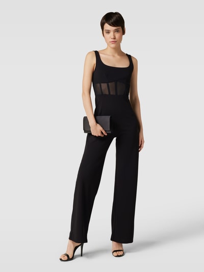 Lipsy Jumpsuit in unifarbenem Design Black 1