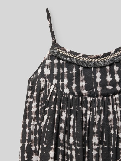 DANAMADE Kleid aus Viskose mit Spaghettiträgern Black 2