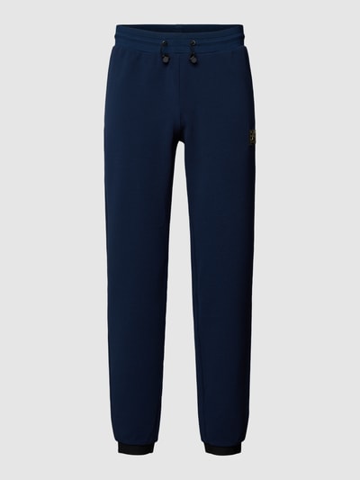 EA7 Emporio Armani Sweatpants im fein strukturierten Design Marine 2