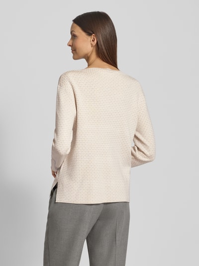 Tom Tailor Sweter z dzianiny o kroju regular fit z mieszanki wiskozy Beżowy 5