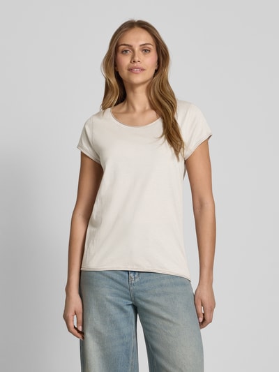 Christian Berg Woman T-Shirt mit Kappärmeln Mud 4
