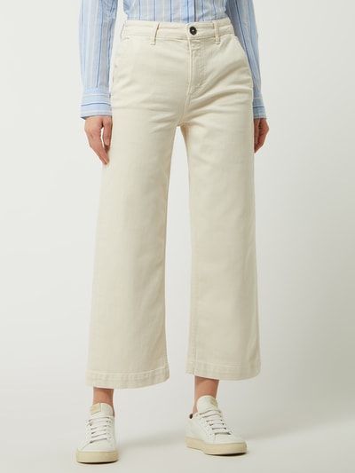 Marc O'Polo Culotte met stretch  Offwhite - 4