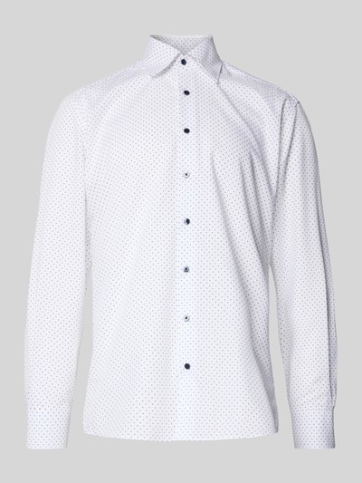 ETERNA Regular Fit Freizeithemd aus reiner Baumwolle mit Kentkragen Weiss 2