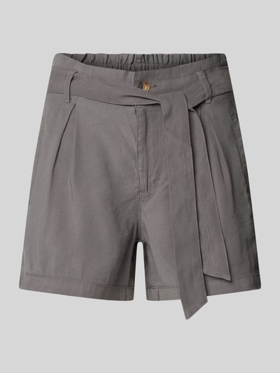 Only Shorts aus Viskose-Mix mit Bindegürtel Black 2