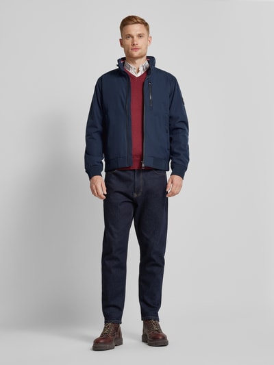 Tom Tailor Blouson met afneembare capuchon Donkerblauw - 1