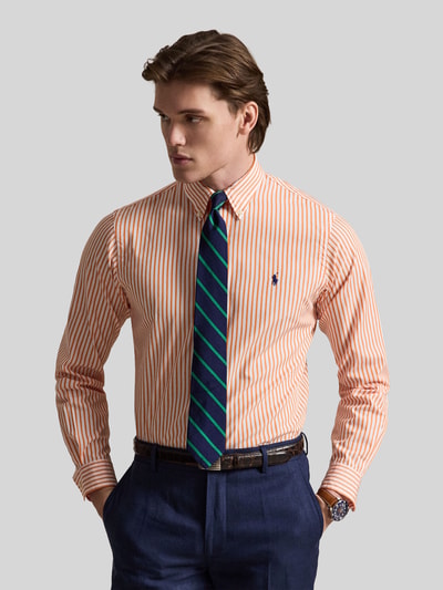 Polo Ralph Lauren custom fit vrijetijdsoverhemd van puur katoen Oranje - 4