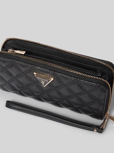 Guess Portfel z detalem z logo model ‘GIULLY’ Czarny 3
