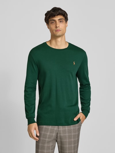 Polo Ralph Lauren Longsleeve mit gerippten Abschlüssen Gruen 4