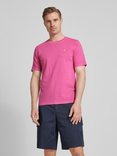 Scotch & Soda T-Shirt mit Rundhalsausschnitt Pink 4
