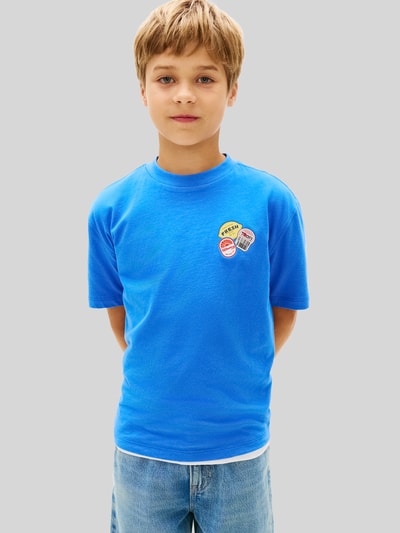 Tommy Hilfiger Kids Regular Fit T-Shirt aus reiner Baumwolle Royal 4