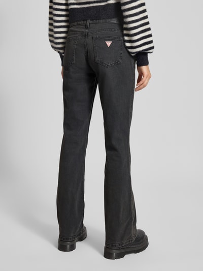 Guess Jeans Jeansy z poszerzaną nogawką i wpuszczanymi kieszeniami Antracytowy 5