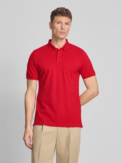 s.Oliver RED LABEL Koszulka polo z czystej bawełny o kroju regular fit Czerwony 4