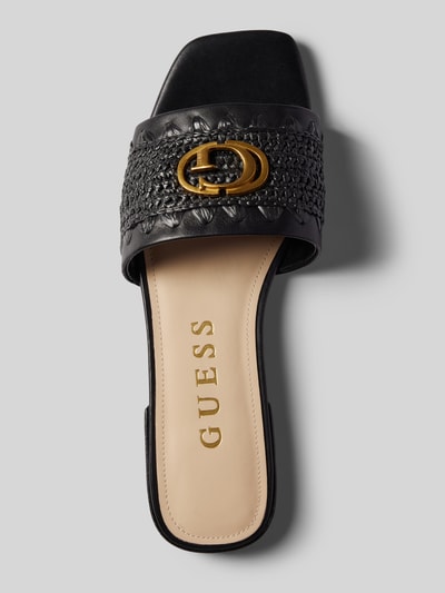 Guess Slides mit Label-Detail Modell 'TAMARRA' Black 4