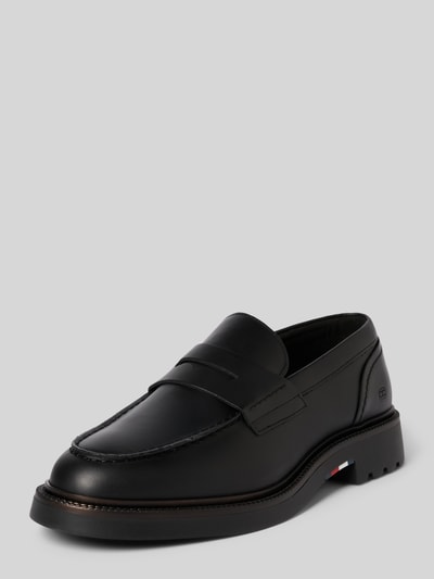 Tommy Hilfiger Loafer aus echtem Leder Black 1