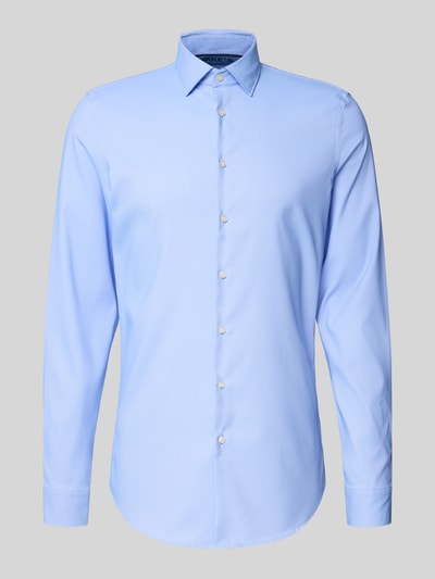 Jake*s Slim Fit Business-Hemd mit extra langem Arm Bleu 2