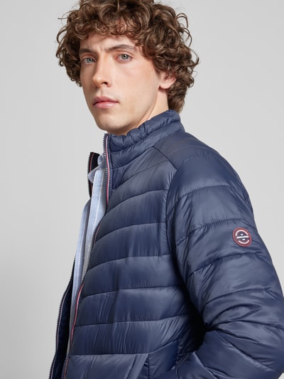 Jack & Jones Steppjacke mit Stehkragen Modell 'SPRINT' Marine 3