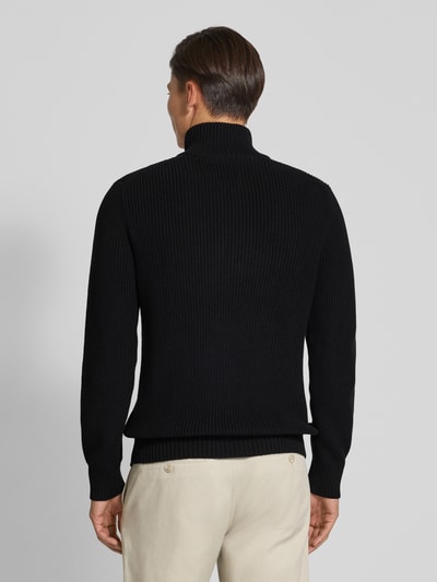 MCNEAL Strickpullover mit Troyer-Kragen Black 5