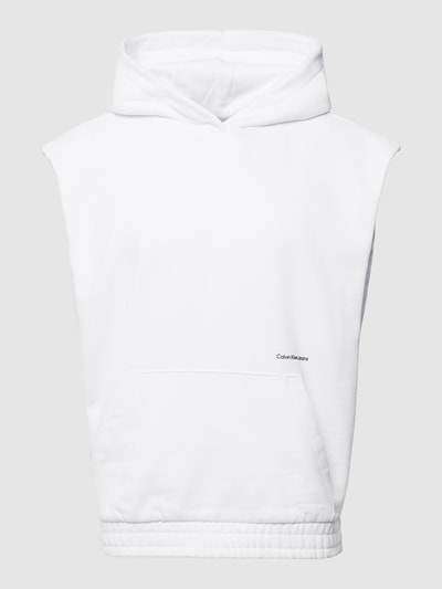 Calvin Klein Jeans Oversized Hoodie mit Label-Print Weiss 2