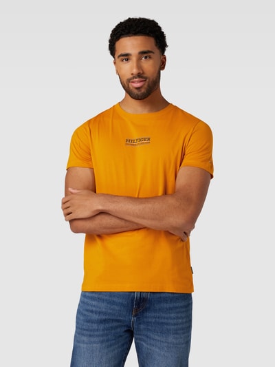 Tommy Hilfiger T-Shirt mit Label-Print Orange 4