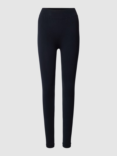 Falke Leggings in unifarbenem Design Marine 1