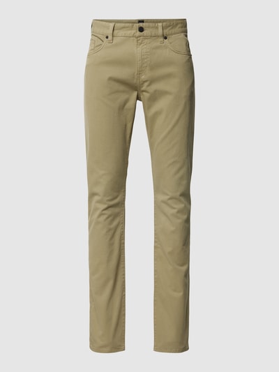 BOSS Spodnie z 5 kieszeniami model ‘Delaware’ Jasnozielony 2