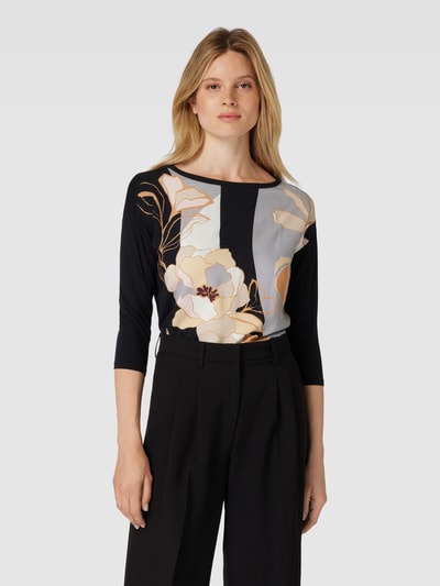 Betty Barclay Shirt met lange mouwen met all-over motief Zwart - 4