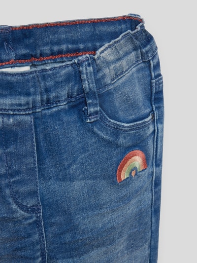 s.Oliver RED LABEL Jeans met motiefstitching Blauw - 2