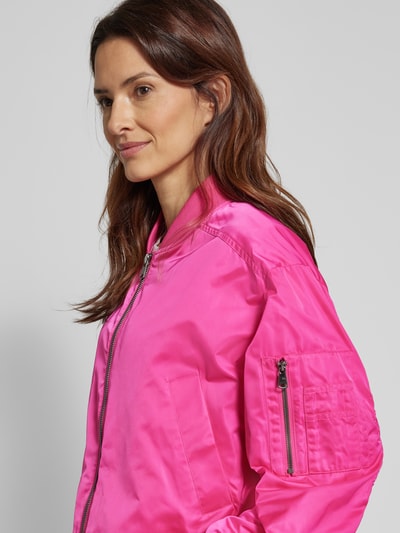 Beaumont Amsterdam Bomberjacke mit Zweiwege-Reißverschluss Modell 'JODY' Pink 3