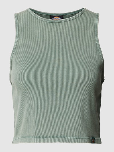 Dickies Tanktop in used-look, model 'NEWINGTON' Rietgroen - 2