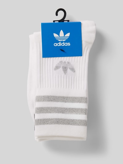 adidas Originals Sokken met labelstitching in een set van 2 paar Wit - 3