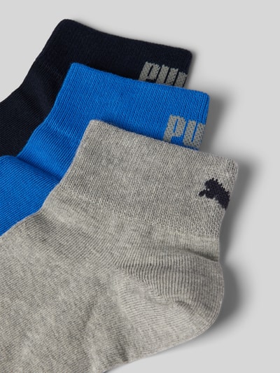 Puma Socken im 3er-Pack mit Logo-Details Modell 'LIFESTYLE QUARTER' Marine 2